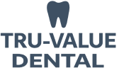 Tru-Value Dental and Denture Logo
